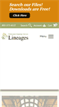 Mobile Screenshot of lineages.com